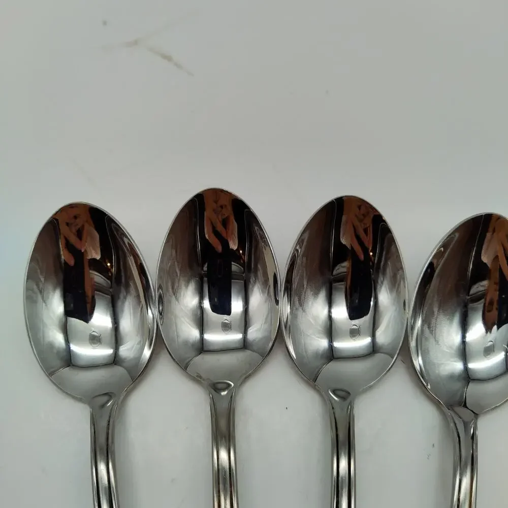 6X Tbsp Henckels Zwilling HEN12 Stainless Flatware Table Spoons